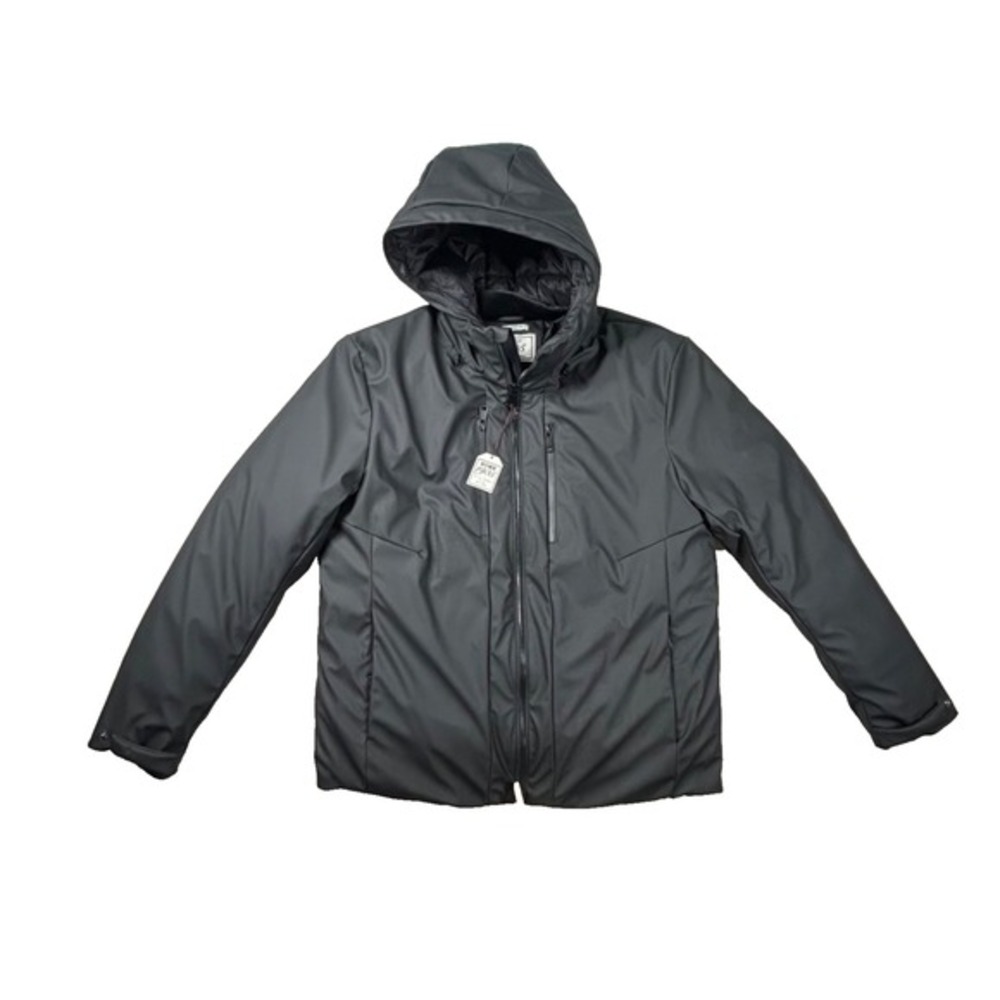 Jos A Bank Jacket Mens 2xl‎ Tailored Fit Soft Shell Hooded Full Zip Lined Puffy